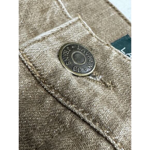 LRL Lauren Jeans Co Ralph Lauren Women's 10 Brown (Fits 34x29) Classic Straight - Picture 2 of 8